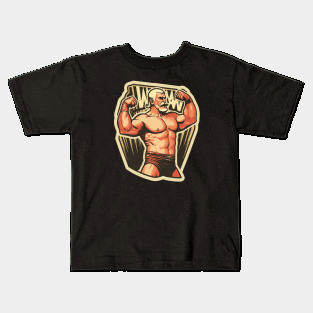 Vintage Wrestling Kids T-Shirt